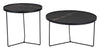 Harrison Coffee Table Set (2 - Piece) Black - Cozy Roots Decor