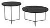 Harrison Coffee Table Set (2 - Piece) Black - Cozy Roots Decor