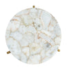 Haru Side Table White & Gold - Cozy Roots Decor