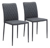 Harve Dining Chair (Set of 2) Gray - Cozy Roots Decor