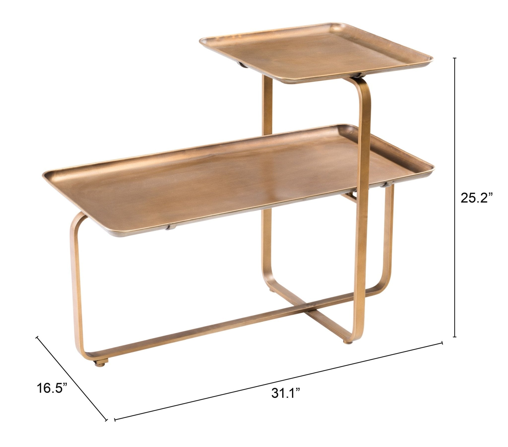 Henry Coffee Table Brass - Cozy Roots Decor