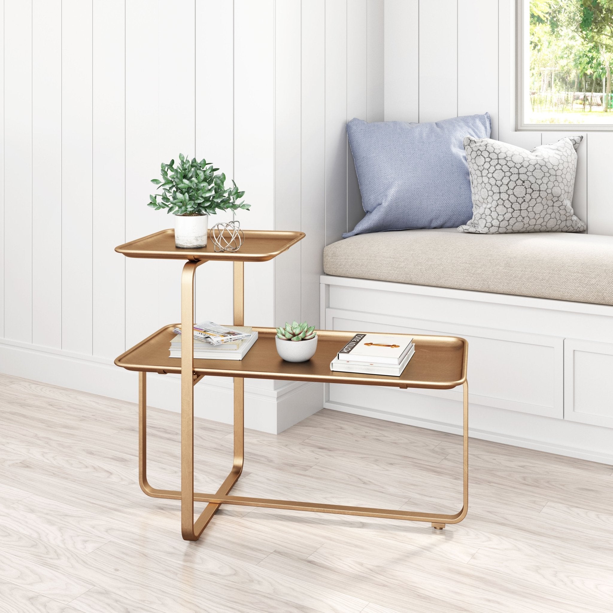 Henry Coffee Table Brass - Cozy Roots Decor