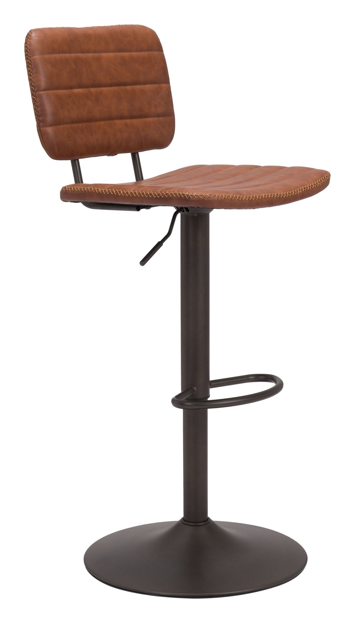 Holden Barstool Vintage Brown & Dark Bronze - Cozy Roots Decor