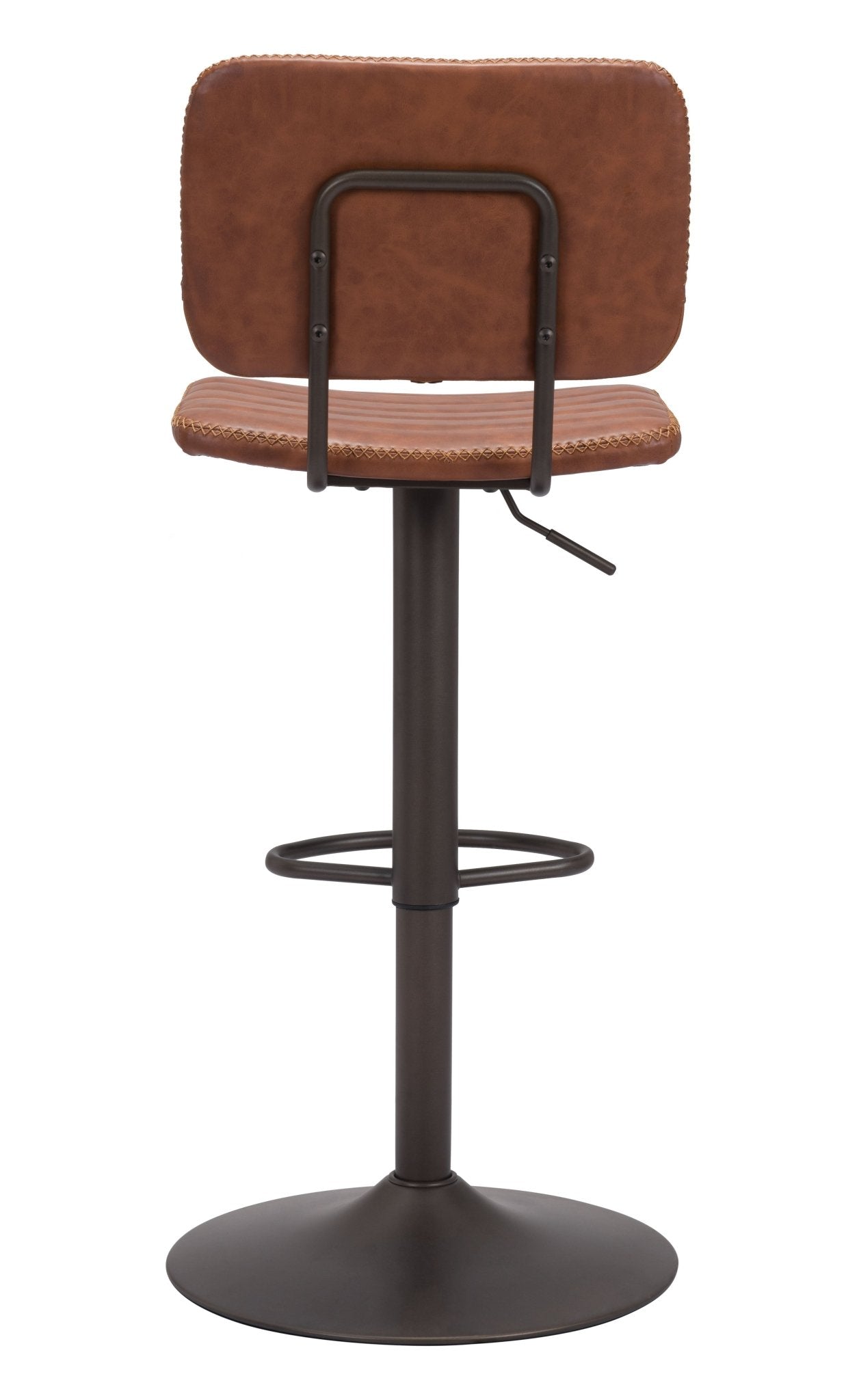 Holden Barstool Vintage Brown & Dark Bronze - Cozy Roots Decor