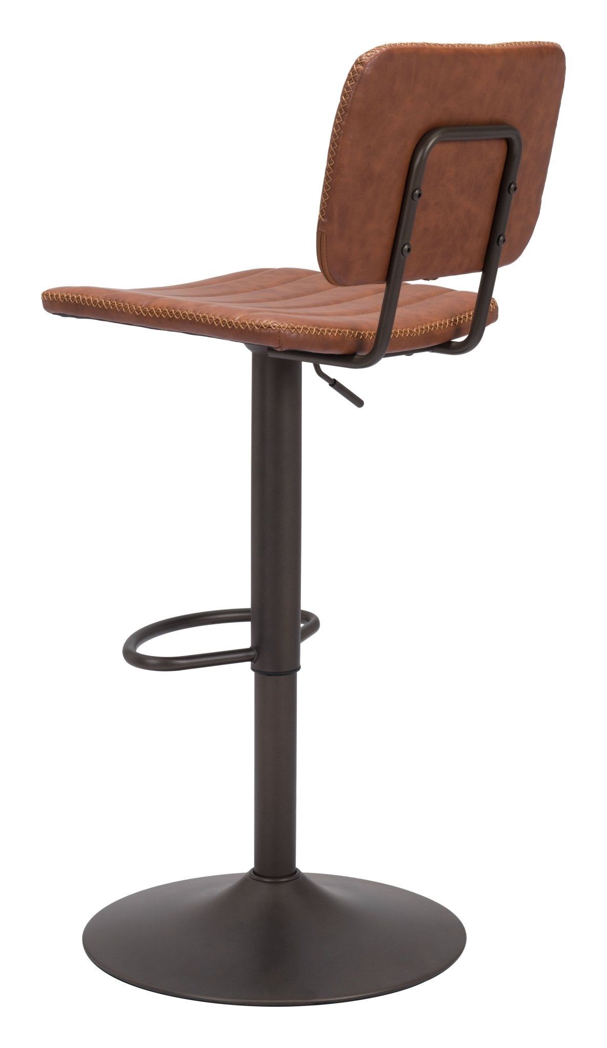 Holden Barstool Vintage Brown & Dark Bronze - Cozy Roots Decor