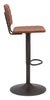 Holden Barstool Vintage Brown & Dark Bronze - Cozy Roots Decor