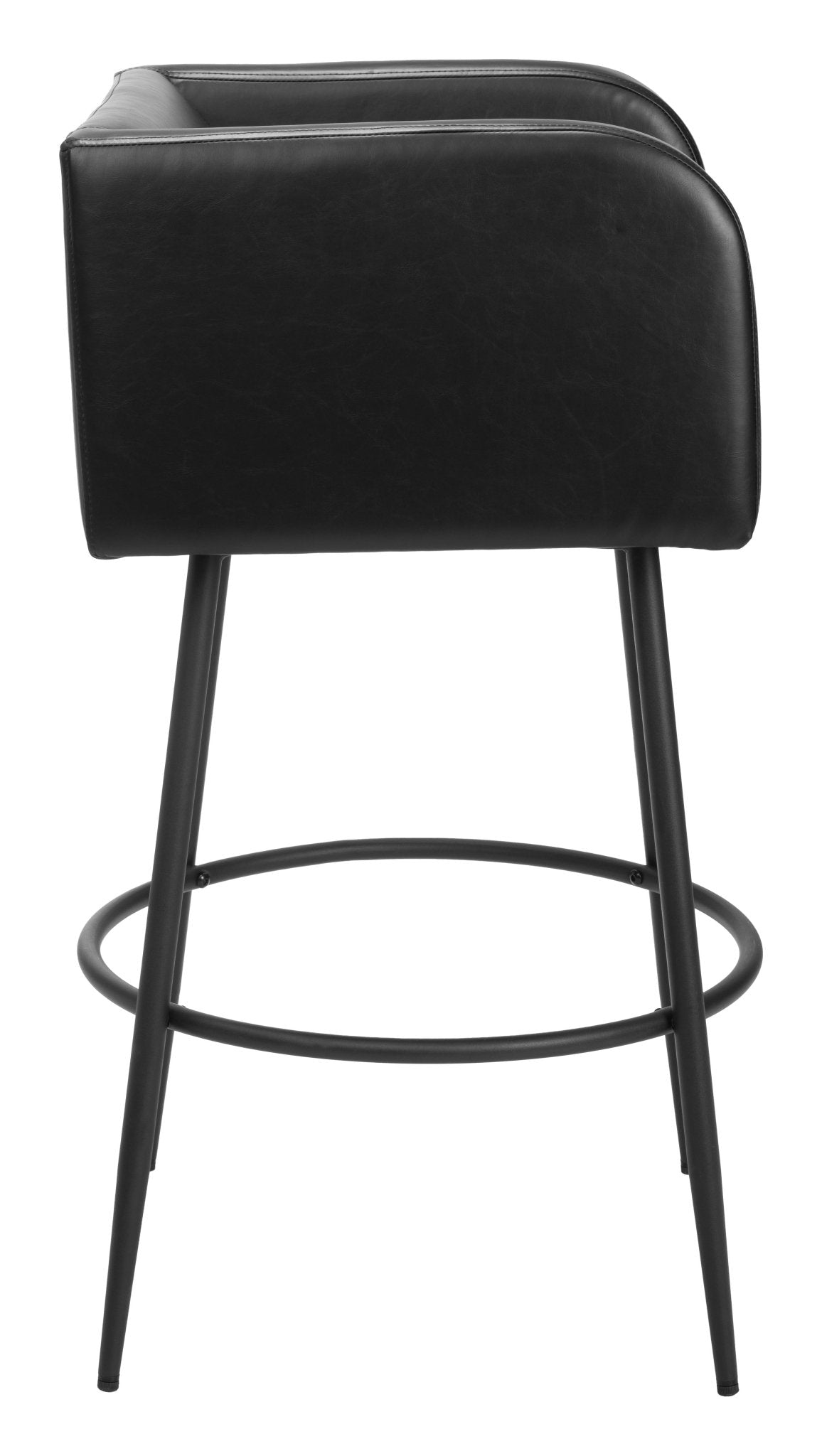 Horbat Barstool (Set of 2) Black - Cozy Roots Decor