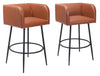 Horbat Barstool (Set of 2) Brown - Cozy Roots Decor