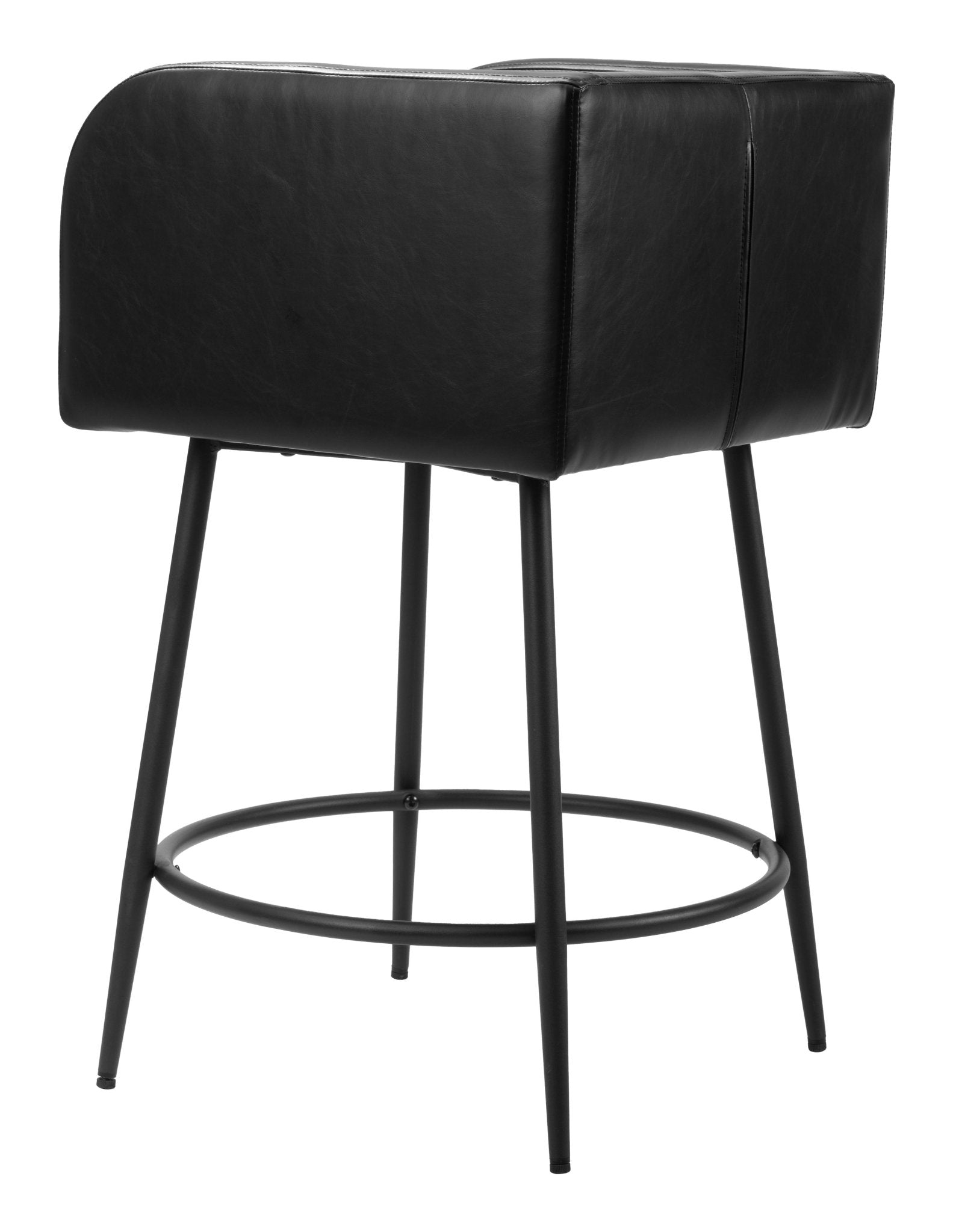 Horbat Counter Stool (Set of 2) Black - Cozy Roots Decor