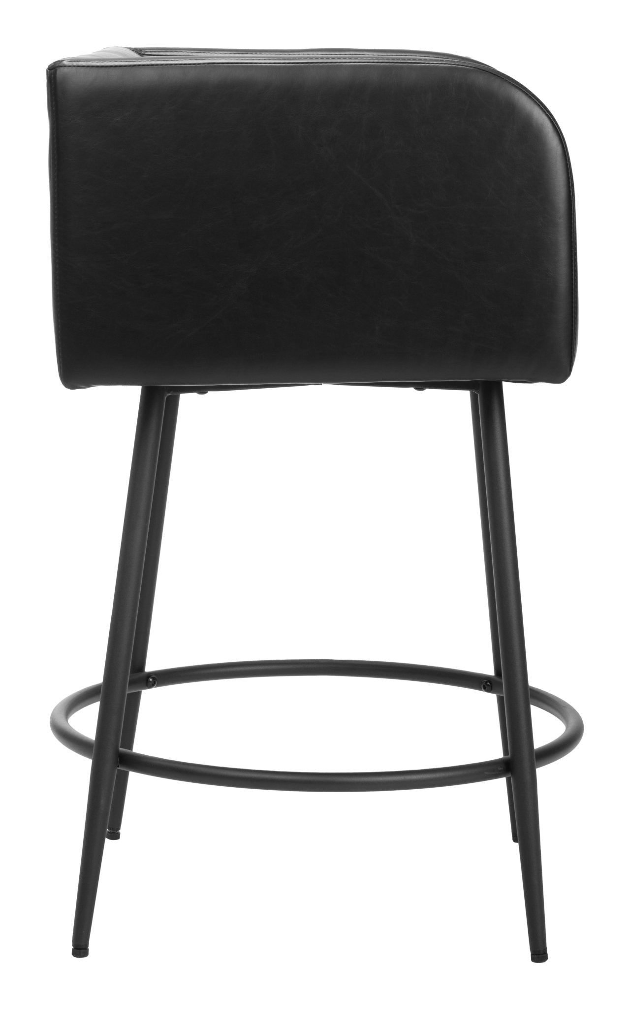 Horbat Counter Stool (Set of 2) Black - Cozy Roots Decor