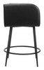 Horbat Counter Stool (Set of 2) Black - Cozy Roots Decor