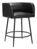 Horbat Counter Stool (Set of 2) Black - Cozy Roots Decor