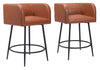 Horbat Counter Stool (Set of 2) Brown - Cozy Roots Decor