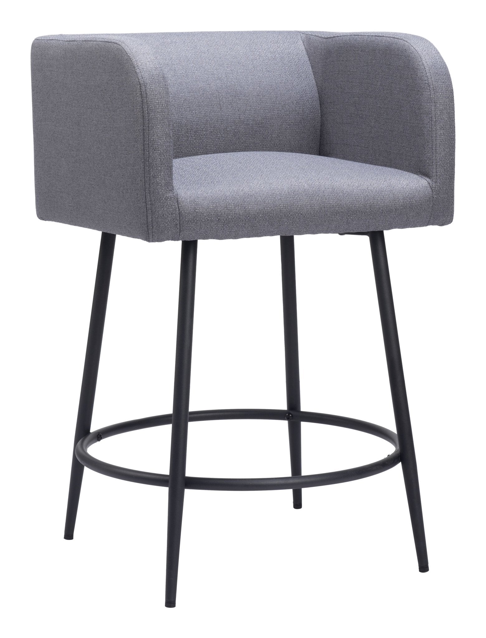 Horbat Counter Stool (Set of 2) Gray - Cozy Roots Decor