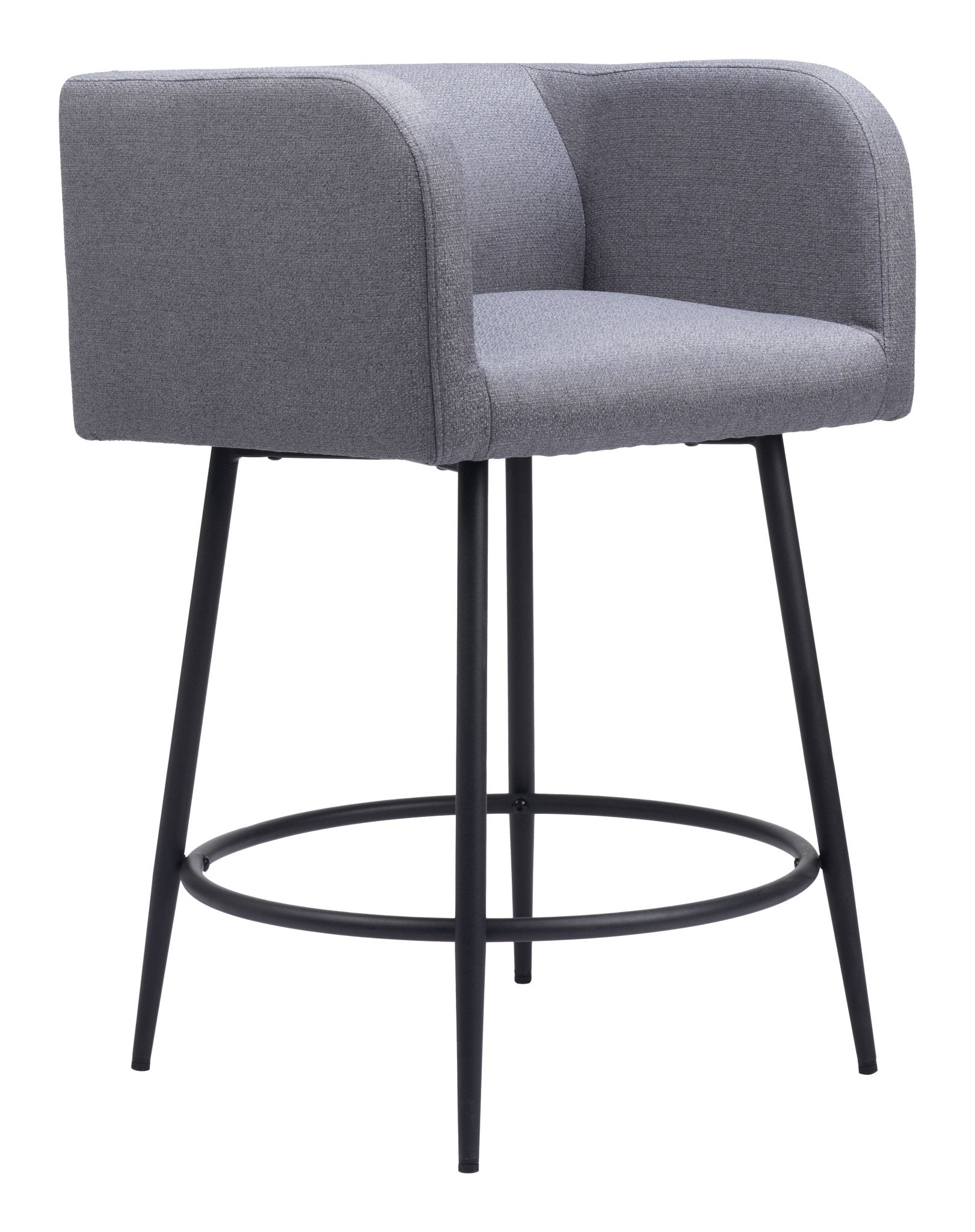 Horbat Counter Stool (Set of 2) Gray - Cozy Roots Decor