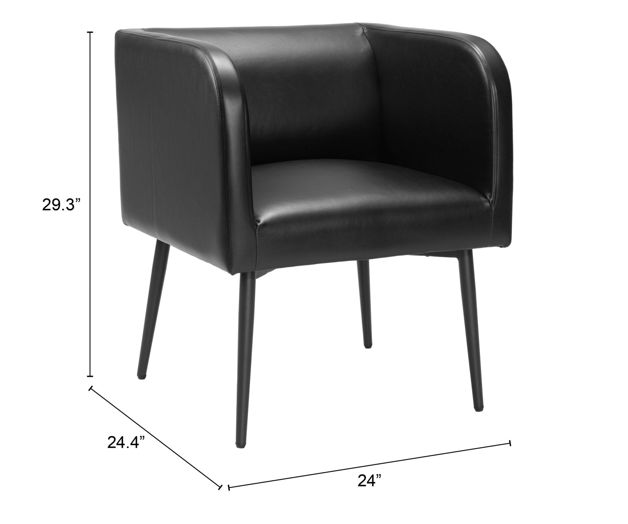 Horbat Dining Chair Black - Cozy Roots Decor