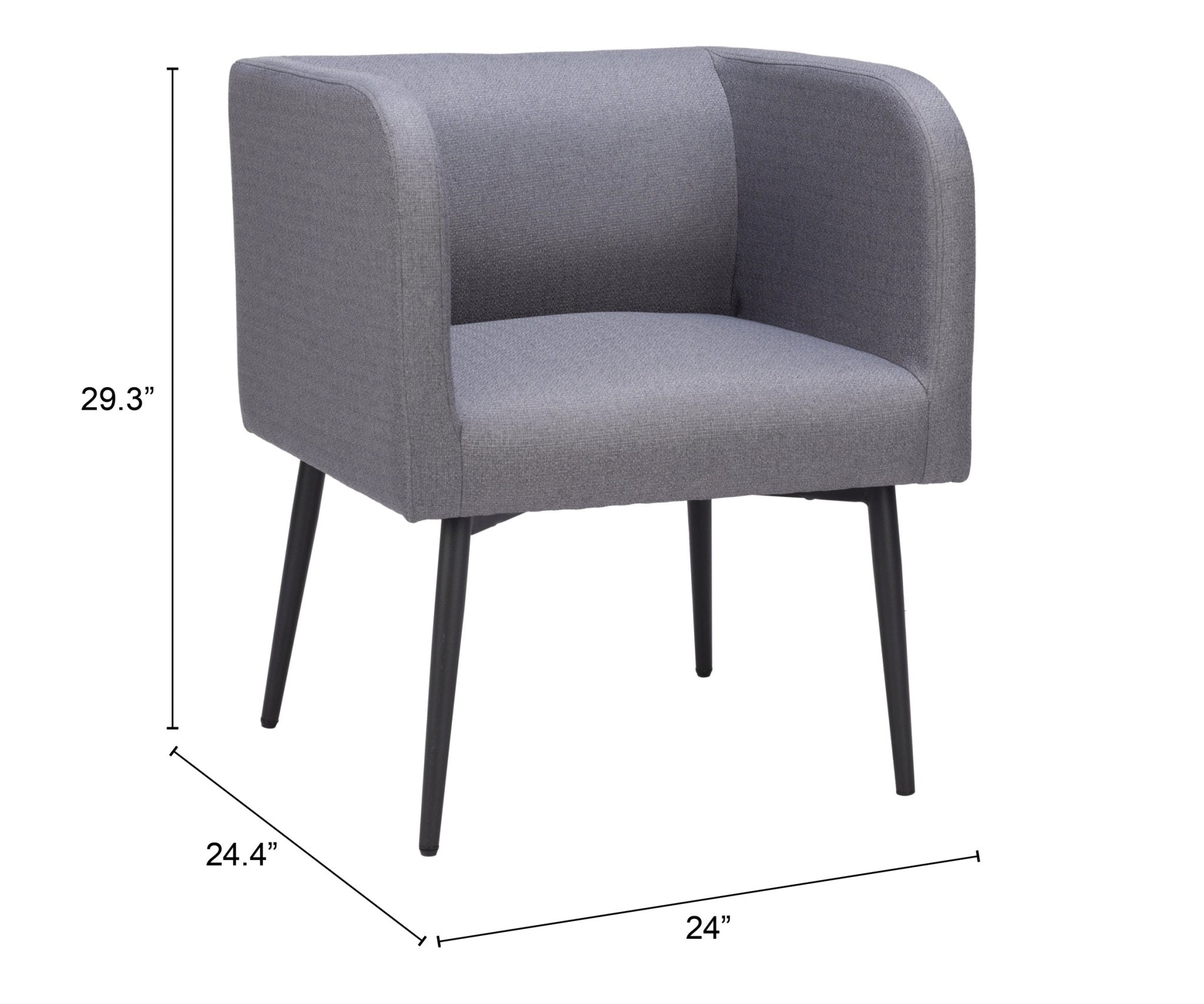 Horbat Dining Chair Gray - Cozy Roots Decor