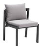 Horizon Dining Chair (Set of 2) Gray - Cozy Roots Decor