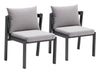 Horizon Dining Chair (Set of 2) Gray - Cozy Roots Decor