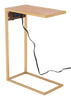 Ike Side Table Brown & Gold - Cozy Roots Decor