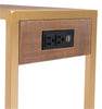 Ike Side Table Brown & Gold - Cozy Roots Decor