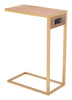 Ike Side Table Brown & Gold - Cozy Roots Decor