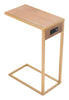 Ike Side Table Brown & Gold - Cozy Roots Decor