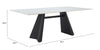Inky Dining Table White - Cozy Roots Decor