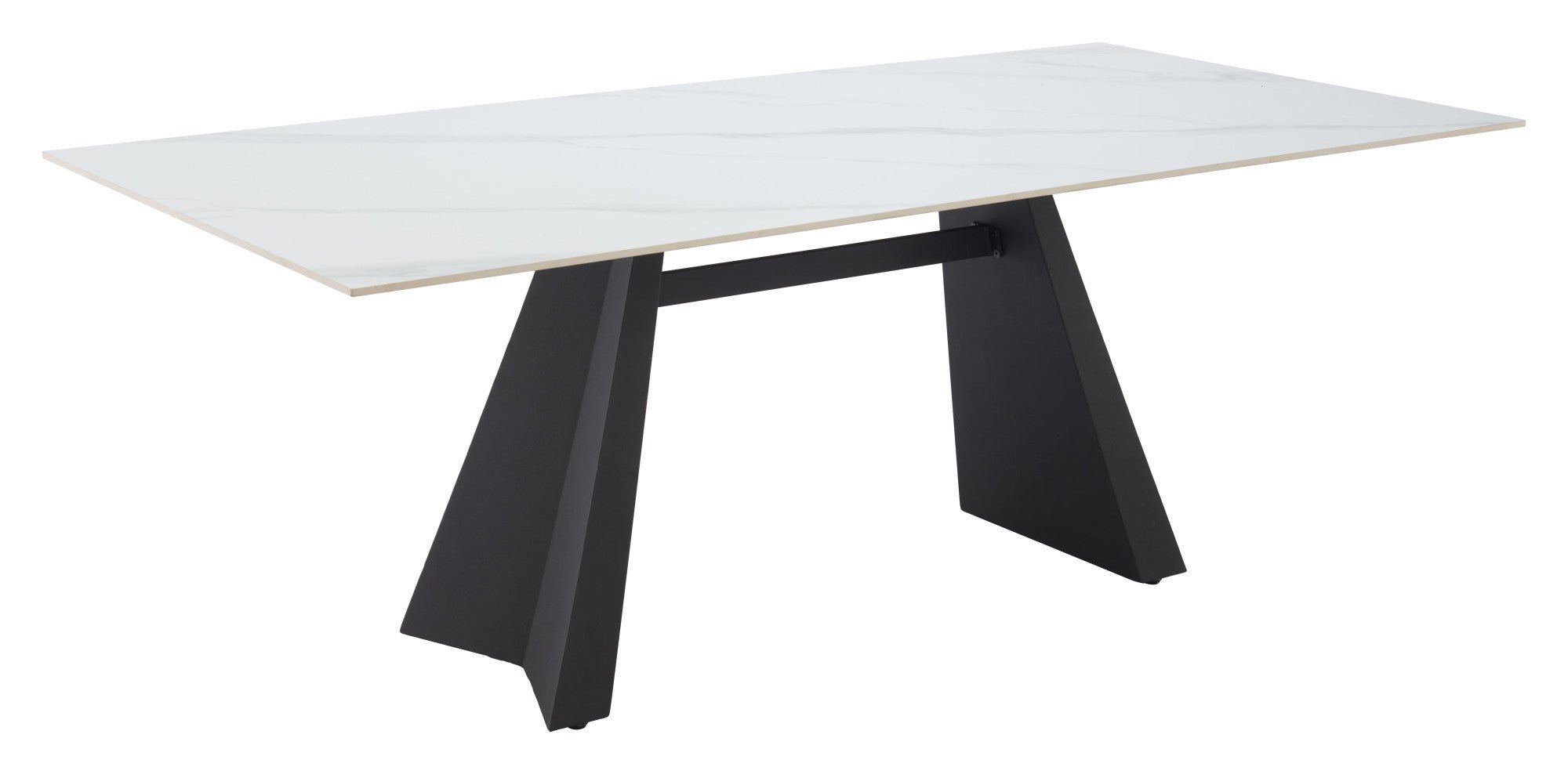 Inky Dining Table White - Cozy Roots Decor