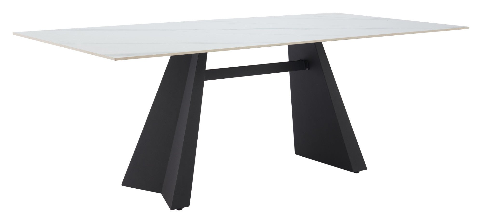 Inky Dining Table White - Cozy Roots Decor