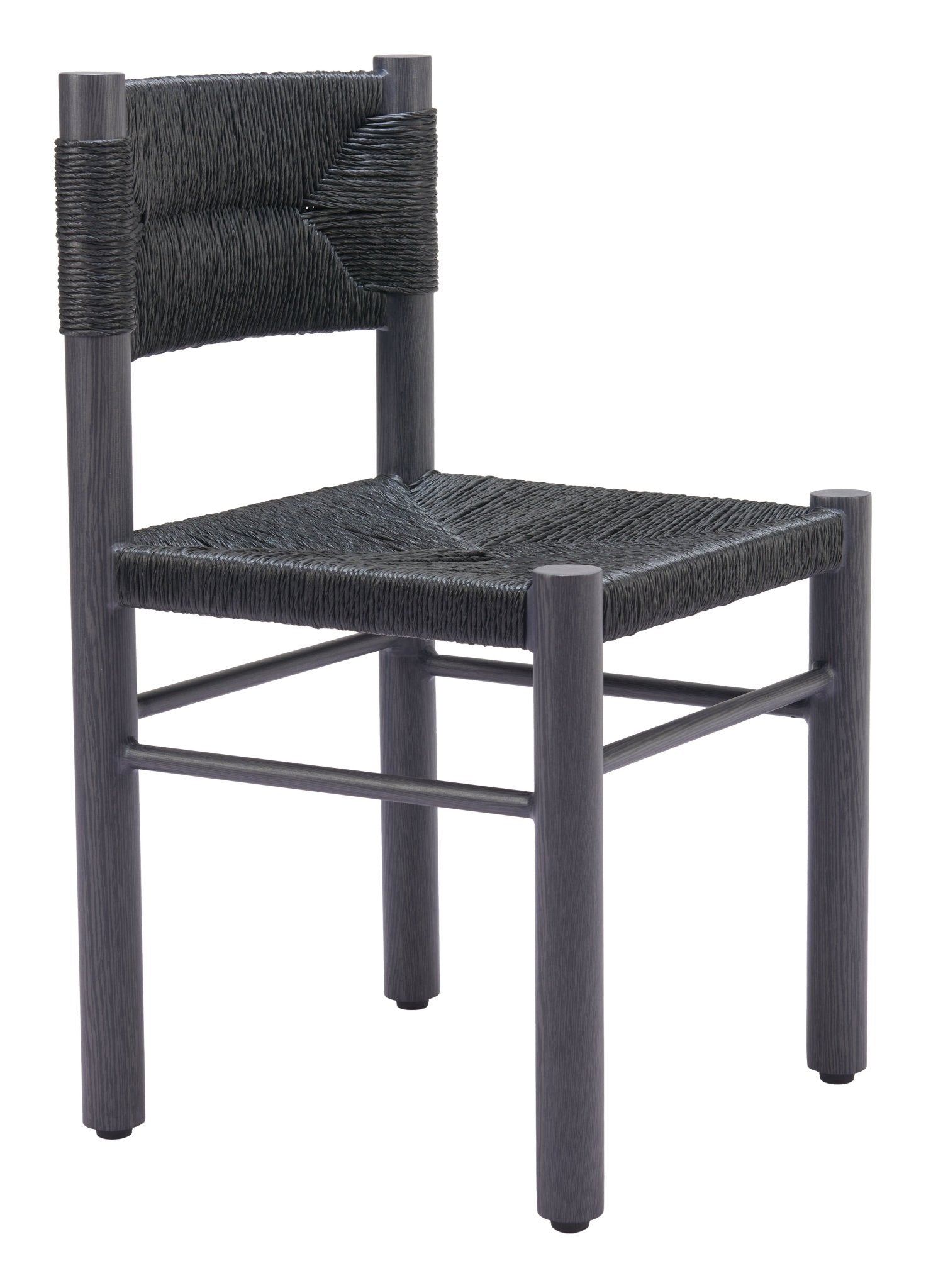 Iska Dining Chair (Set of 2) Black - Cozy Roots Decor