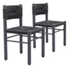 Iska Dining Chair (Set of 2) Black - Cozy Roots Decor