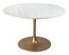 Ithaca Dining Table White & Gold - Cozy Roots Decor