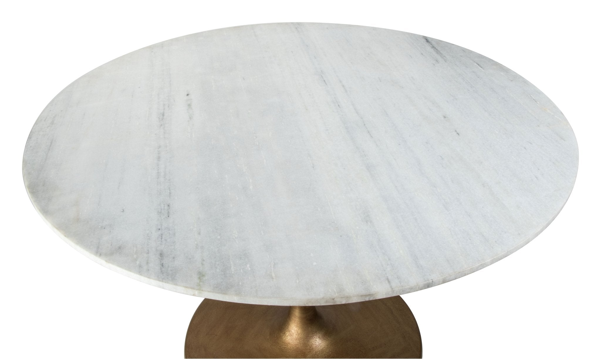 Ithaca Dining Table White & Gold - Cozy Roots Decor