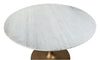 Ithaca Dining Table White & Gold - Cozy Roots Decor