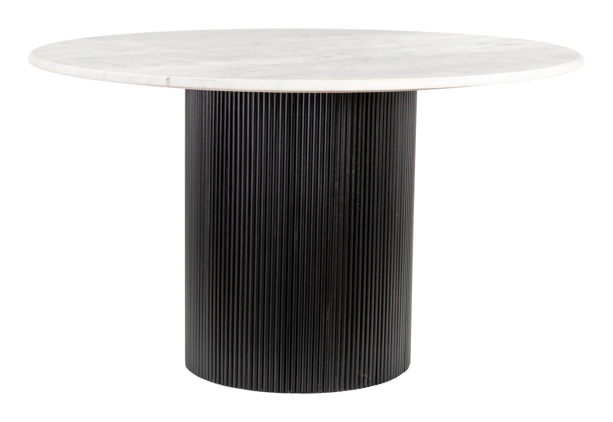 Izola Dining Table White & Black - Cozy Roots Decor