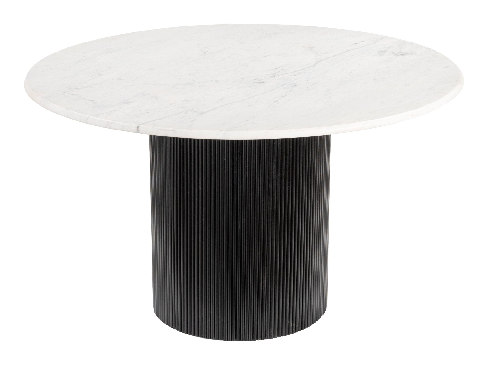 Izola Dining Table White & Black - Cozy Roots Decor