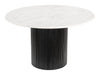 Izola Dining Table White & Black - Cozy Roots Decor