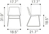 Jack Dining Chair (Set of 2) Vintage Brown - Cozy Roots Decor
