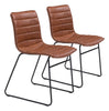 Jack Dining Chair (Set of 2) Vintage Brown - Cozy Roots Decor