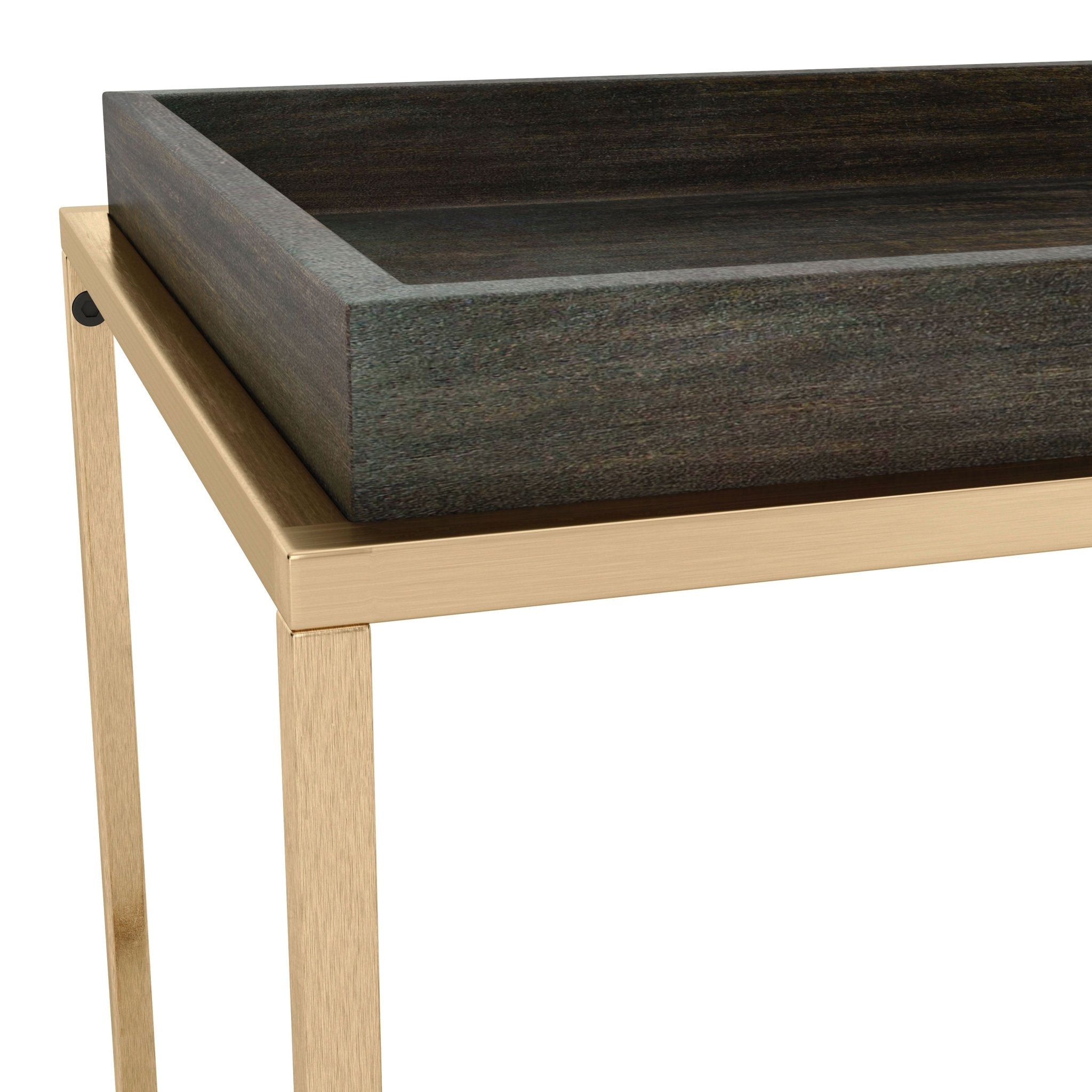 Jahre Side Table Black & Brass - Cozy Roots Decor