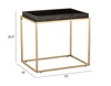 Jahre Side Table Black & Brass - Cozy Roots Decor
