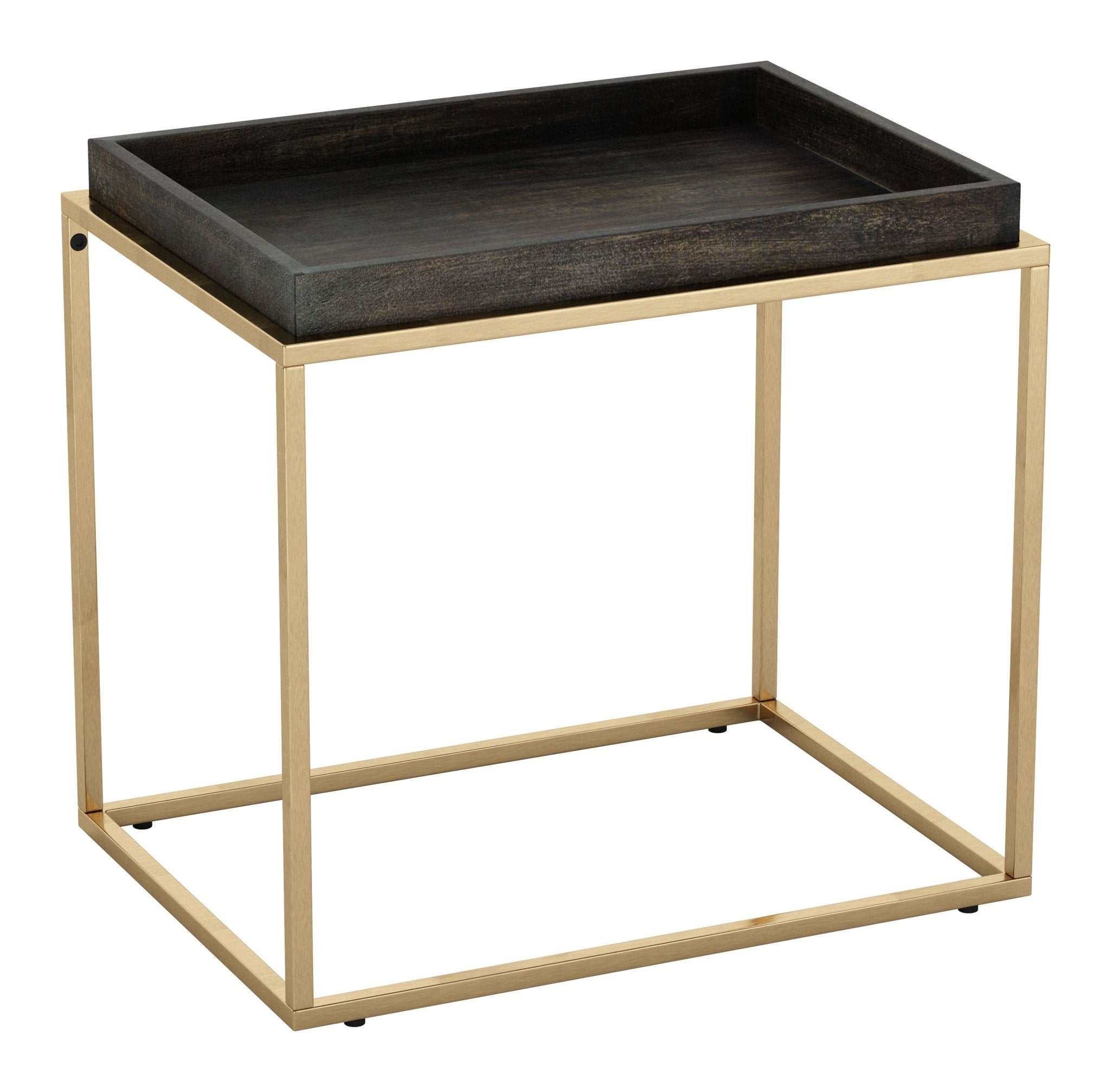 Jahre Side Table Black & Brass - Cozy Roots Decor