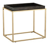Jahre Side Table Black & Brass - Cozy Roots Decor