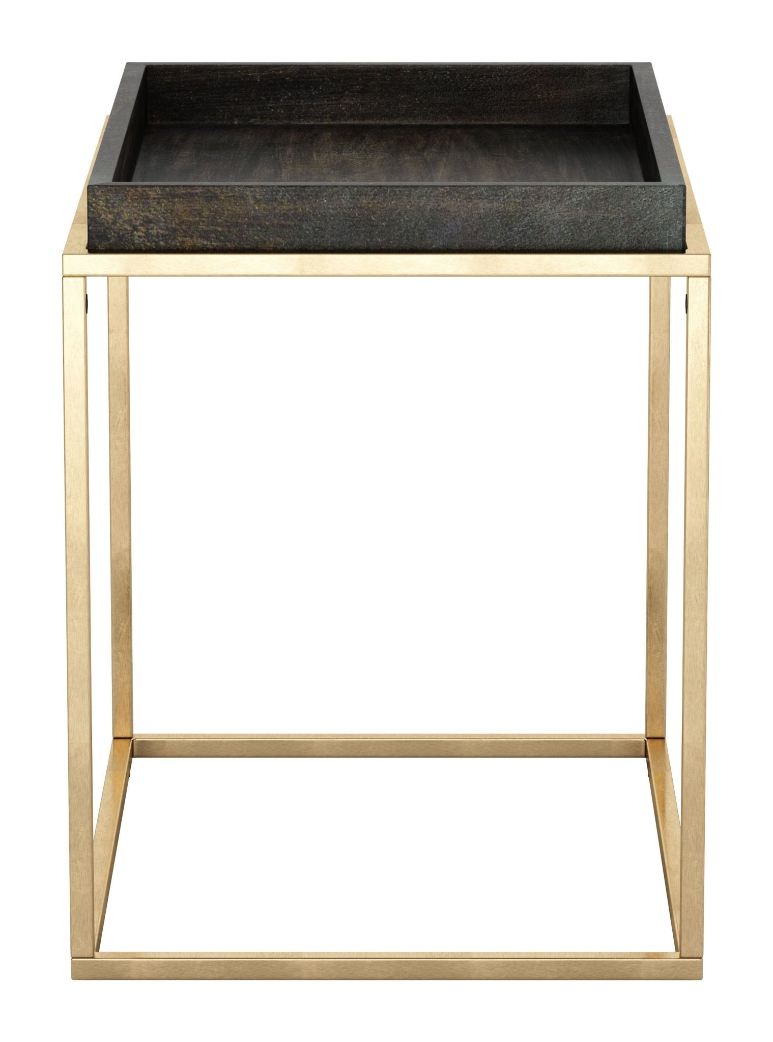 Jahre Side Table Black & Brass - Cozy Roots Decor