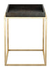 Jahre Side Table Black & Brass - Cozy Roots Decor
