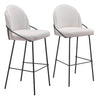 Jambi Barstool (Set of 2) Ivory - Cozy Roots Decor