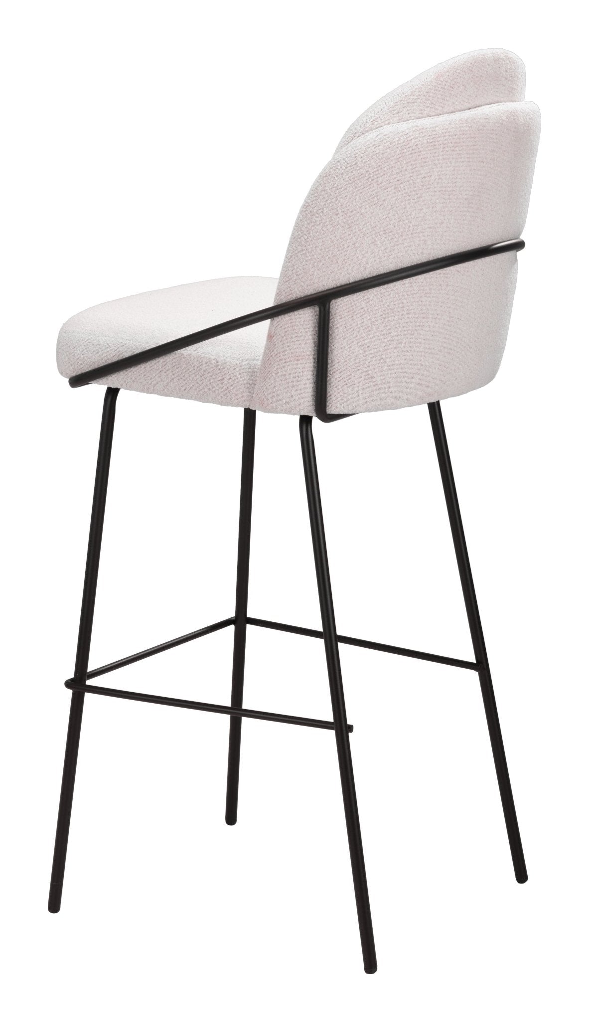 Jambi Barstool (Set of 2) Ivory - Cozy Roots Decor