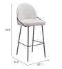 Jambi Barstool (Set of 2) Ivory - Cozy Roots Decor