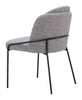 Jambi Dining Chair (Set of 2) Black & White - Cozy Roots Decor
